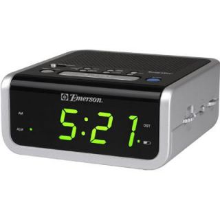 New Emerson Radio Corp Smartset Cks1702 Clock Radio Led Alarm Am Fm 