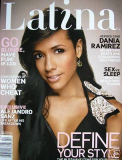 Dania Ramirez 2 08 Latina Magazine Alejandro Sanz