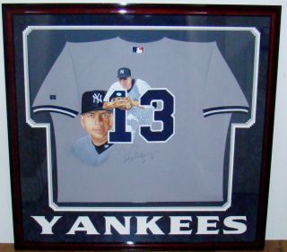 Alex Rodriguez SIGNED Custom Framed 1/1 Painted Jersey AROD CERTIFIED