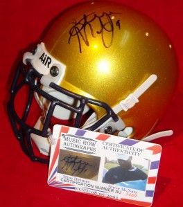 STEVE MCNAIR Signed Mini Helmet Autograph ALCORN STATE