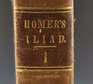   The Iliad of Homer Vol 1 Alexander Pope Borradaile 1825 Book