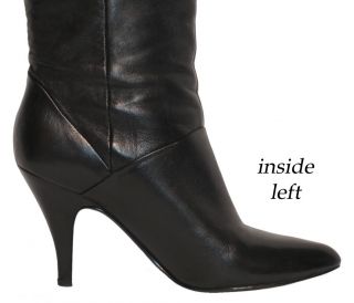 Guess by Marciano ♥ Black Leather OTK Over The Knee Boots 