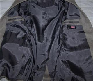 42R Alexandre England Charcoal Gray Wool 2btn Sport Coat Suit Blazer 