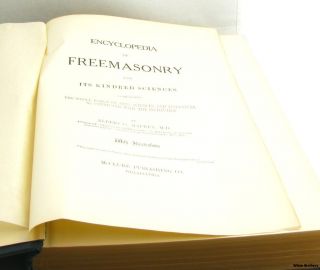   of Freemasonry & Its Kindred Sciences Albert G. Mackey Book