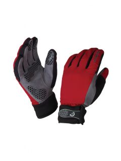   Waterproof Windproof Breathable All Weather Cycle Gloves Red L 2012