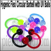 Wholesale 20pcs 14g N 16g Bioflex Circular Barbell CBB
