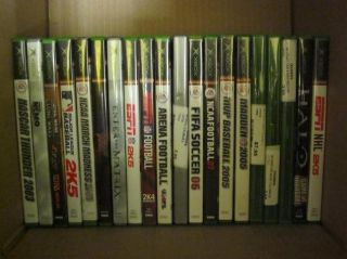 this is a lot of 20 working original xbox games used all