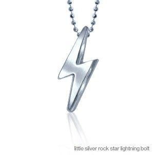 Alex Woo Jewelry Thunderbolt Pendant Sterling Silver Necklace 16 $165 