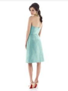 Alfred Sung 496.Bridesmaid / Cocktail Dress..Seaside..18
