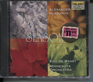 Alexander Glazunov The Seasons Edo de Waart Minnesota Orchestra New CD 