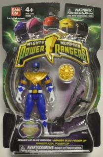 Mighty Morphin Power Rangers 2010 Power Up Blue Ranger
