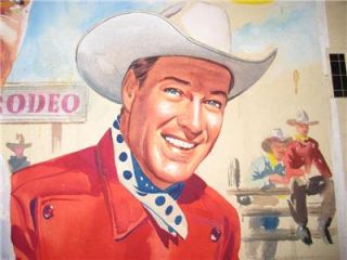   original comic artwork cowboy Walt Howarth REX ALLEN Wild Bill Elliott