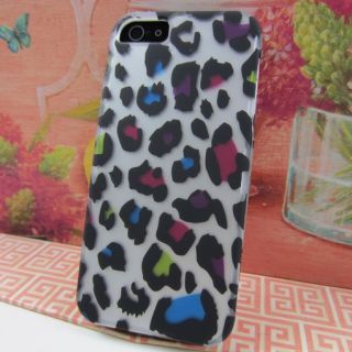 Colorful Leopard Cheetah Hard Case Phone Cover for Apple iPhone 5 6th 