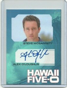 Hawaii Five O Alex OLoughlin Autograph Sign Print Card