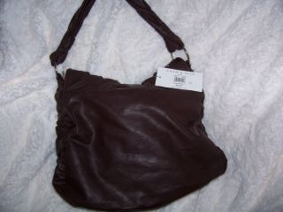 Womens Adam Alix Brown Studded Satchel Handbag