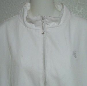 Allyson Whitmore Woman White Zipper Front Golf Jacket Size 3X MSRP $52 