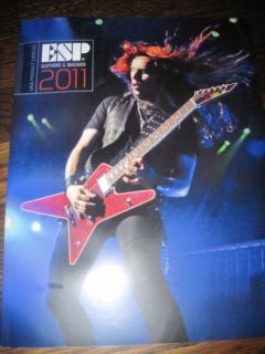 New ESP Guitars Catalog 2011 Metallica Alexi Laiho