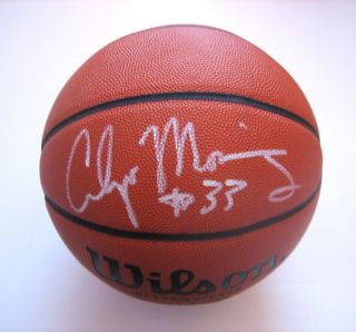 Alonzo Mourning Signed Basketball Georgetown PSA DNA