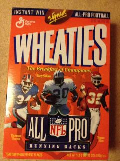    Sanders Marcus Allen Thurman Thomas 2 Wheaties Boxes NFL All Pro RBs