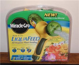 miracle gro liquafeed hose feeder bottles fertilizer