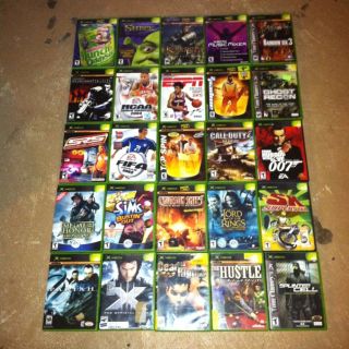 Lot of 25 Xbox Games All Complete with Case and Manuals