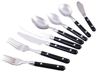 Unica Flatware Collection Shane 50 Piece Flatware And