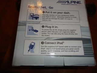 Alpine EX 10 Advanced iPod Controller Audio System with Bluetooth for 