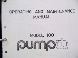 Allentown Pneumatic Concrete 100N Pumpit Manual PC268