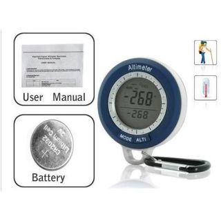   Mini Digital Compass Altimeter with Temperature and Weather