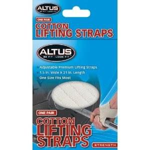 Altus Athletic Premium Cotton Weight Lifting Straps