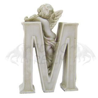   Angel Alphabet Letter Cream / White Baby Gift Cupid Letter Name TR5527