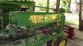 Antique John Deere B 1936 Vintage Farm Tractor Restored Excellent 