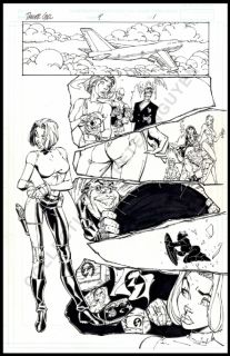 Scott Campbell Danger Girl Page with All The Girls