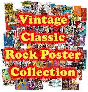 classic vintage rock posters 1966 75 on dvd
