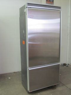 Amana 36 inch Stainless Steel Built in Bottom Freezer Refrigerator 