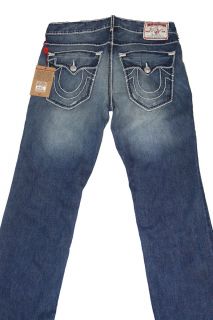 True Religion Mens Denim Jeans Ricky Giant Big T 24859NMGBT F3 High 