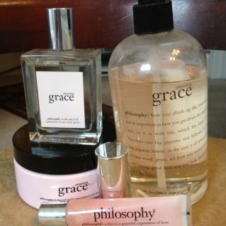   Lot Amazing Grace 5 Pieces Including Spray Fragrance