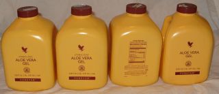   Living Aloe Vera Gel or Aloe Berry Nectar Drink 4 x 1 Litre