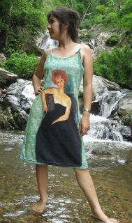 in thailand amedeo modigliani young redhead ladies dress sz xl