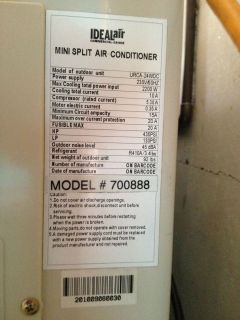 Two Ideal Portable Air Conditioner. 24,000 BTUs. Never used