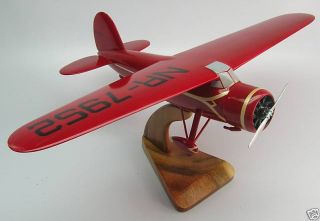 Vega Amelia Earhart Lockheed Plane Wood Model Big