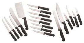 American Chef Cutlery 19 pc NEVER DULL Knife Set Kitchen Knives