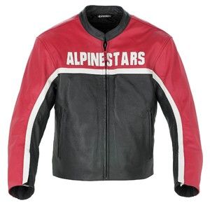 Alpinestars Barcelona Leather Jacket  RED size 42 US 52 EU, 2810 1028 