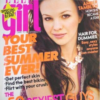 June Elle Girl Cover Amber Tamblyn Pink Shell Necklace