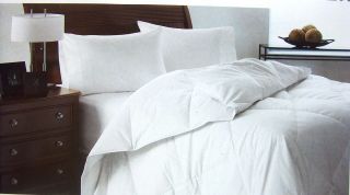 King Down Alternative White Comforter Hypo Allergenic New $130