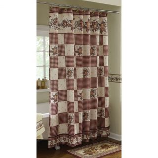   Stars and Berries Americana Country Shower Curtain Bath Decor