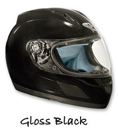 Vega Altura Full Face Motorcycle Helmet Black (3X, 4X, 5XL) and