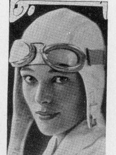 1920s Aviatrix Amelia Earhart High School Yearbook Chicago Pilot 