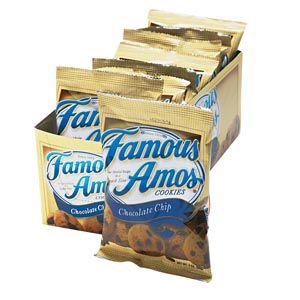 famous amos chocolate chip cookies 8 packs each 2 oz  