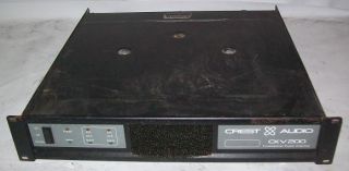 crest audio ckv 200 power amplifier item is from a